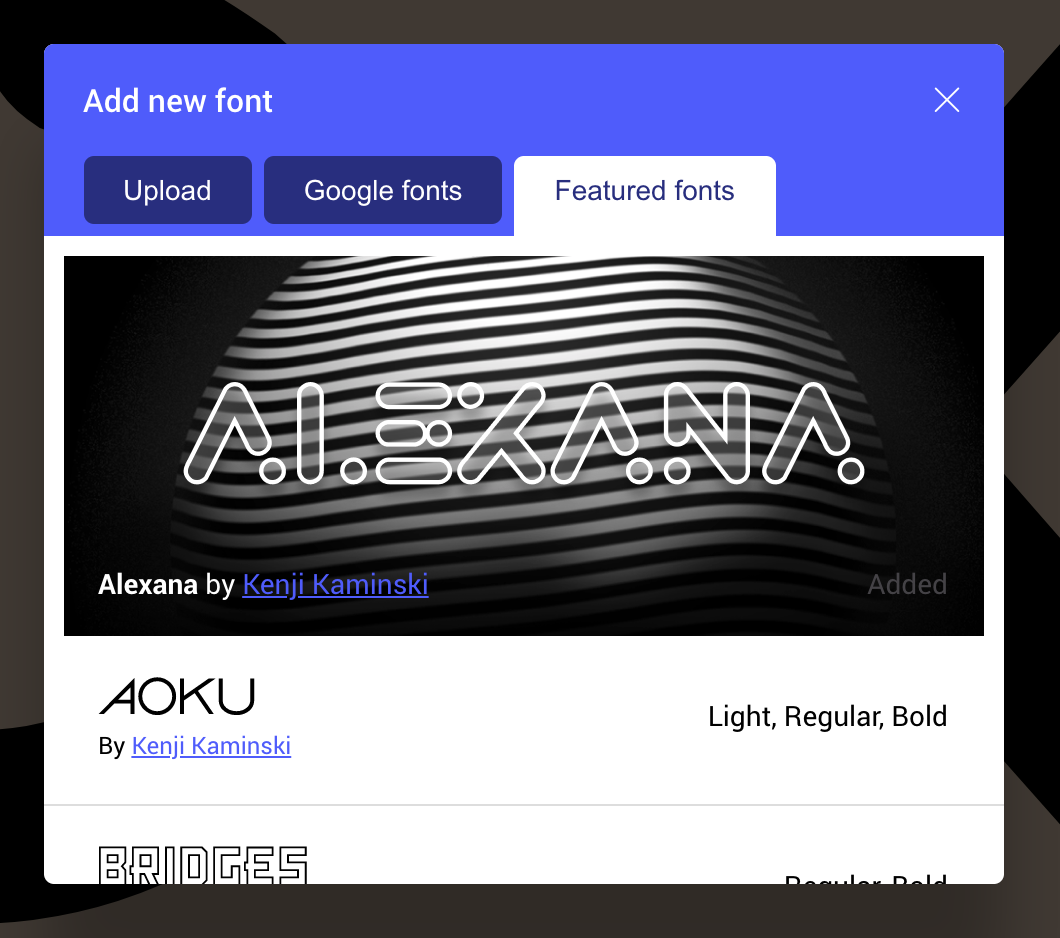 You can use Kenji’s fonts in your presentations!
